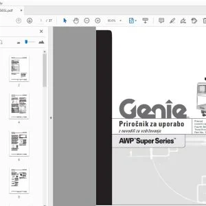GENIE AWP SUPER SERIES Priroènik za uporabo - PDF DOWNLOAD