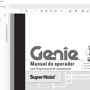 Genie Superhoist Manual do operador 82279PB - PDF DOWNLOAD