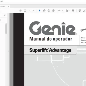 Genie Superlift Advantage Manual do operador 97550PB - PDF DOWNLOAD