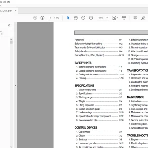 Hyundai Crawler Excavator RD210L Operator's Manual 2023 - PDF DOWNLOAD