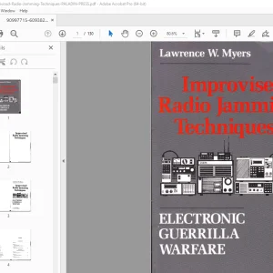 Improvised Radio Jamming Techniques PALADIN PRESS Handbook Manual PDF