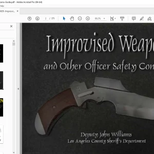 Improvised Weapons Guide MANUAL - PDF DOWNLOAD