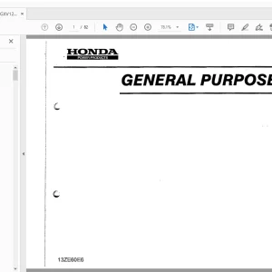 Iseki Honda GXV120 Parts Manual - PDF DOWNLOAD