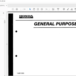 Iseki Honda GXV160 & GXV160K1 Parts Manual - PDF DOWNLOAD