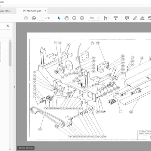 Iseki SF 200 SF 230 Chassis Parts Manual PDF