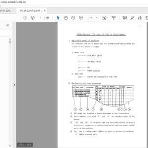Iseki SF 200M SF 230M Riding Mower Parts Manual PDF