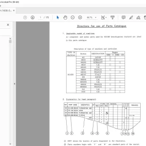 Iseki SG15H Lawn & Garden Parts Manual PDF DOWNLOAD