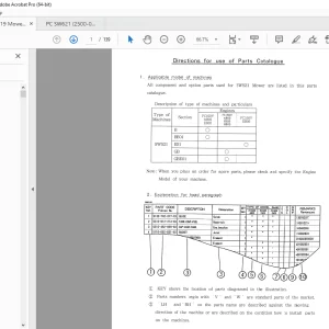 Iseki SW521 Mower Parts Manual  PDF