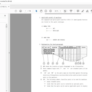 Iseki SXG15 Lawn & Garden Tractors Parts Manual - PDF DOWNLOAD