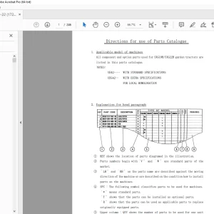 Iseki SXG19H SXG22H Garden Tractors Parts Manual - PDF DOWNLOAD