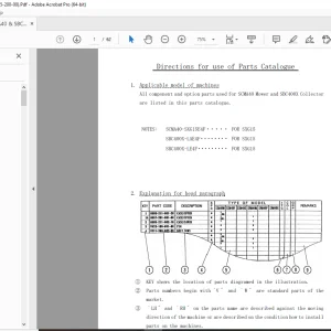 Iseki Tractor SCMA40 SBC400X Mower Parts Manual - PDF DOWNLOAD