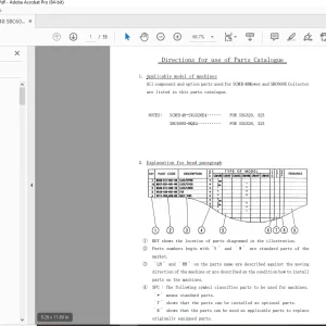 Iseki Tractor SCMB48M Mower SBC600X Collector Parts Manual - PDF DOWNLOAD