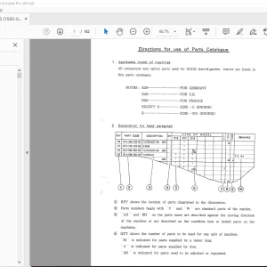 Iseki Tractor SG133 Lawn & Garden Parts Manual - PDF DOWNLOAD