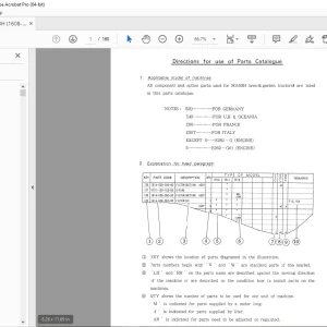 Iseki Tractor SG153H Lawn & Garden Parts Manual - PDF DOWNLOAD
