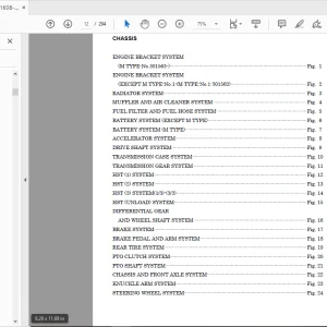 Iseki Tractor SG153H Lawn & Garden Parts Manual - PDF  DOWNLOAD