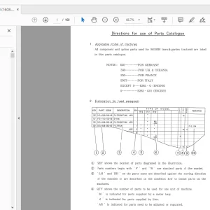 Iseki Tractor SG153H Lawn & Garden Parts Manual - PDF DOWNLOAD