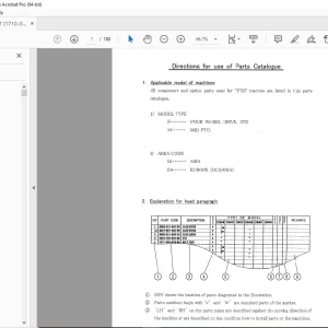 Iseki Tractor TF327 Parts Manual - PDF DOWNLOAD