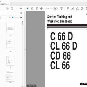 KOMATSU C66D CL66D CD66 CL66 SERVICE MANUAL 2974658M1 - PDF DOWNLOAD
