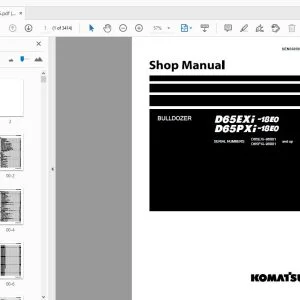 KOMATSU D65EXi-18E0 D65PXi-18E0 BULLDOZER SHOP MANUAL SEN06898-05 - PDF DOWNLOAD