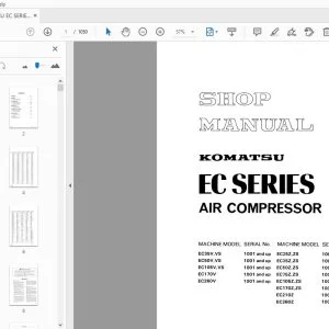 KOMATSU EC SERIES AIR COMPRESSOR SHOP MANUAL SEBM0680A10 - PDF DOWNLOAD