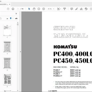KOMATSU PC400, 400LC-7 PC450, 450LC-7 SHOP MANUAL SEBM033005 - PDF DOWNLOAD