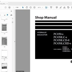 KOMATSU PC450-8 PC450LC-8 PC450LCD-8 PC450LCHD-8 HYDRAULIC EXCAVATOR SHOP MANUAL - PDF DOWNLOAD