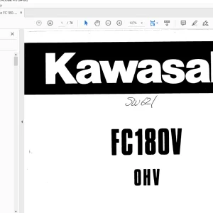Kawasaki FC180V Parts Manual - PDF DOWNLOAD