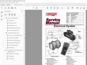 Kenworth Truck KM815001 Electrical Service Manual - PDF DOWNLOAD