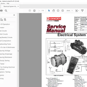 Kenworth Truck KM815001 Electrical Service Manual - PDF DOWNLOAD