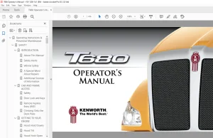 Kenworth Truck T680 OPERATOR'S MANUAL - PDF DOWNLOAD