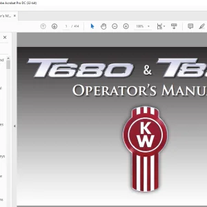 Kenworth Truck T680&T880 OPERATOR'S MANUAL - PDF DOWNLOAD