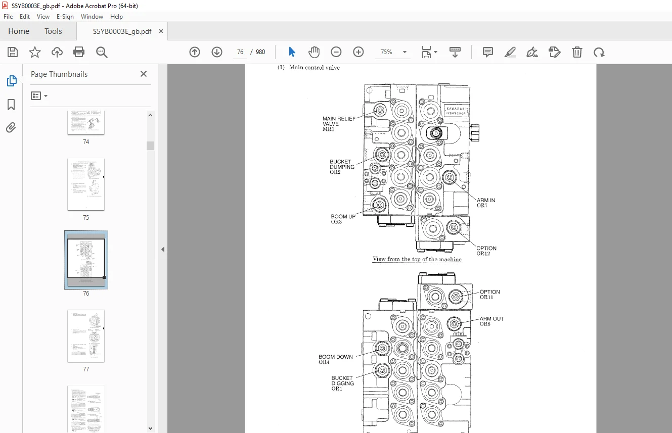 Kobelco SK200SR(-1S) SK200SRLC(-1S) Hydraulic Excavator Shop Manual PDF - Image 3