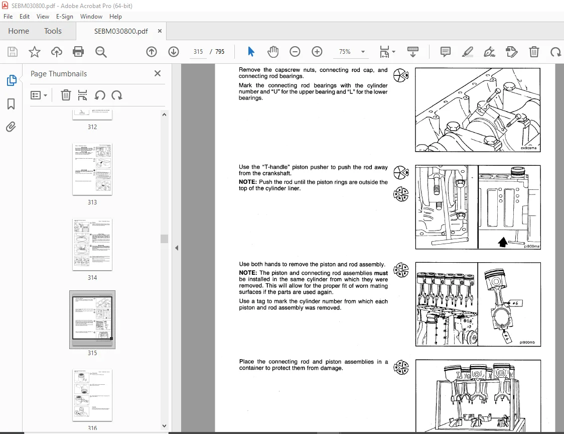 Komatsu 114 Series Diesel Engine Shop Manual SEBM030800 PDF - Image 4