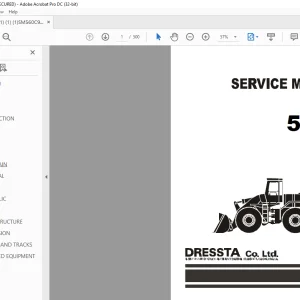 Komatsu 560C Service Manual 560C99-1E -  PDF DOWNLOAD