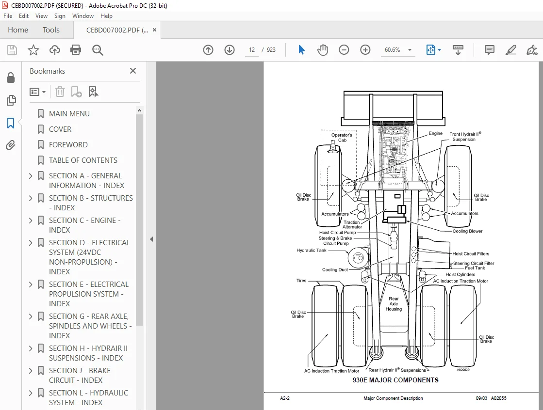 Komatsu 930E-2 Dump Truck Shop Manual CEBM007002 - PDF DOWNLOAD - Image 3