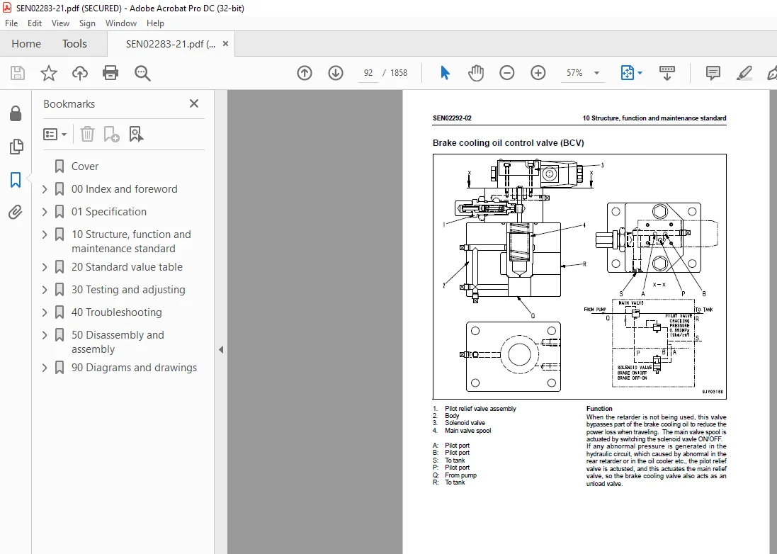 Komatsu DUMP TRUCK HD465-7R HD605-7R Shop Manual SEN02283-21 - PDF DOWNLOAD - Image 4