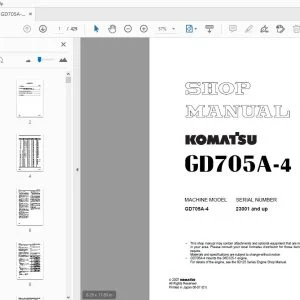 Komatsu GD705A-4 Shop Manual SEBM022104 - PDF DOWNLOAD