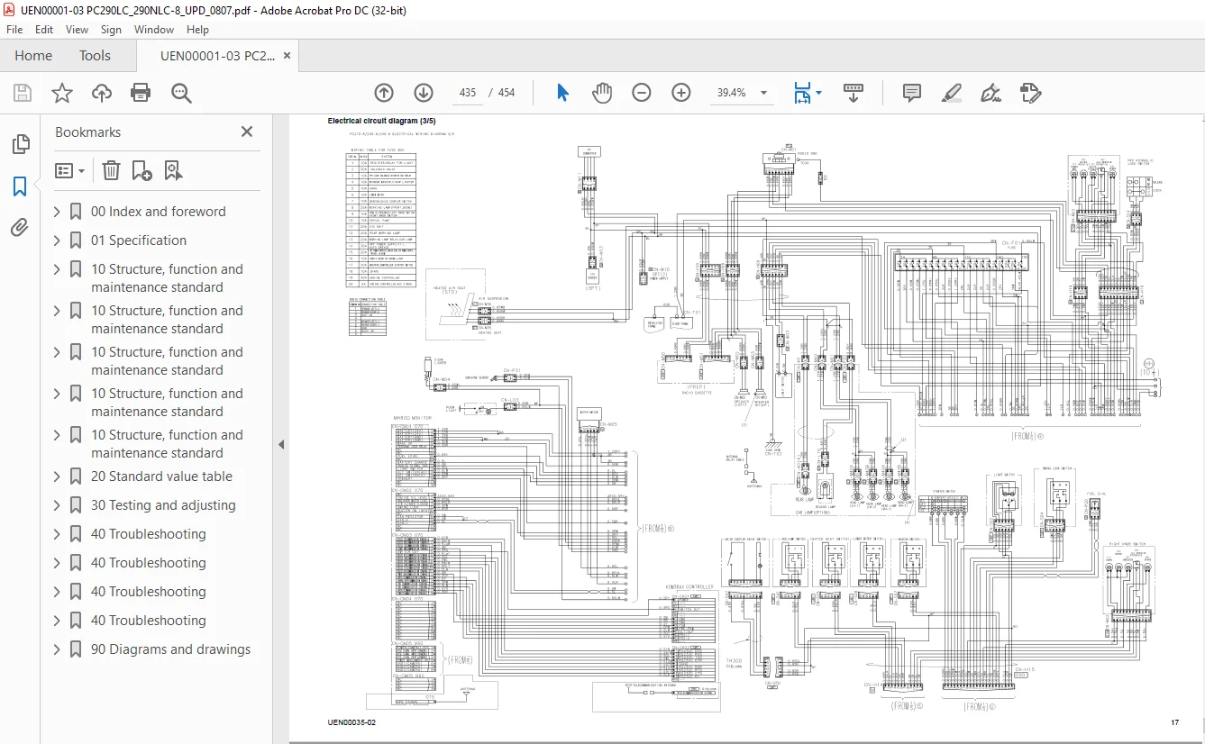 Komatsu HYDRAULIC EXCAVATOR PC290LC-8 PC290NLC-8 Shop Manual - PDF DOWNLOAD - Image 3