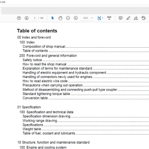 Komatsu HYDRAULIC EXCAVATOR PC45MR-3 Shop Manual WEN00001-00- PDF