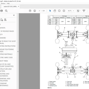 Komatsu WB97R-2 Backhoe Loader Shop Manual WEBM001000 - PDF DOWNLOAD