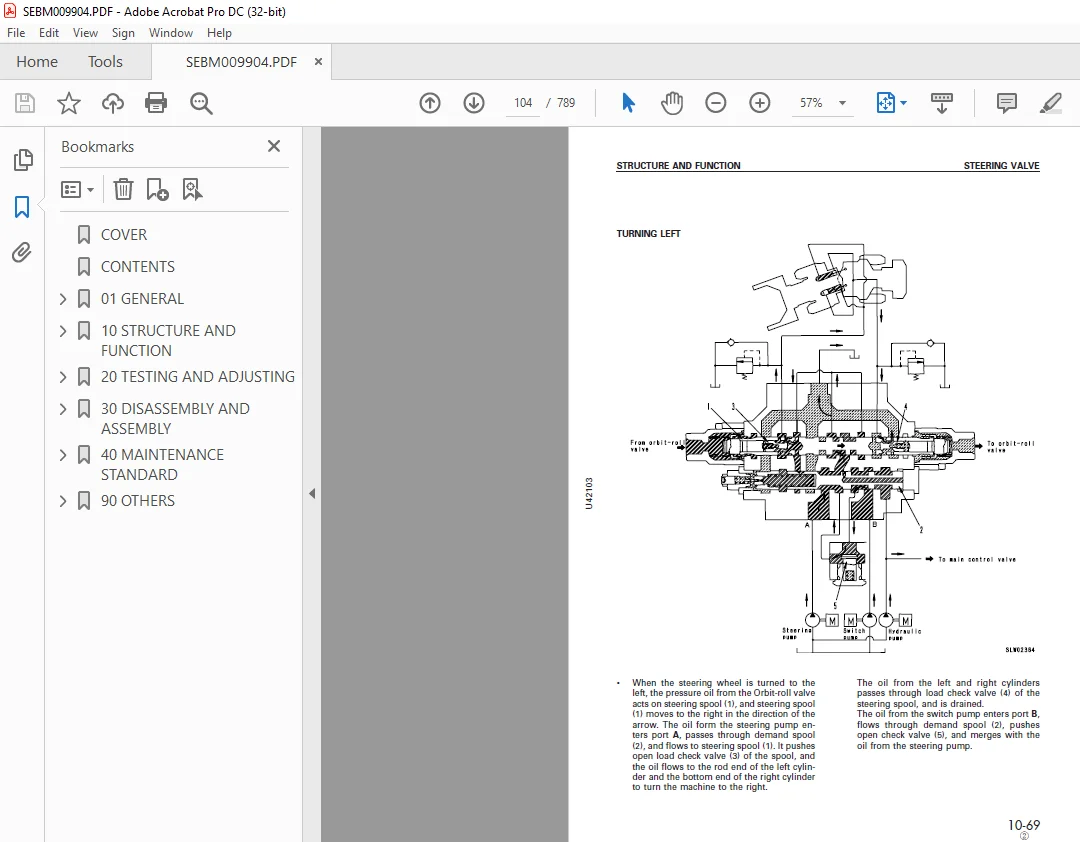 Komatsu Wheel Loader Log WA450-3LL Shop Manual SEBM009904 - PDF DOWNLOAD - Image 3