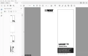 LOCUST 753 (YANMAR 4TNV94) PARTS MANUAL - PDF DOWNLOAD