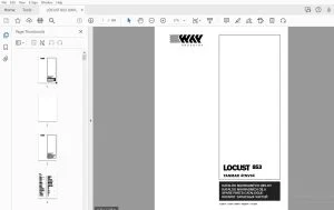 LOCUST 853 (YANMAR 4TNV94) PARTS MANUAL - PDF DOWNLOAD