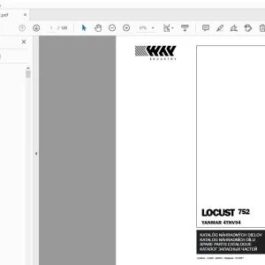 Locust 752 (Yanmar 4TNV94) Parts Manual - PDF DOWNLOAD