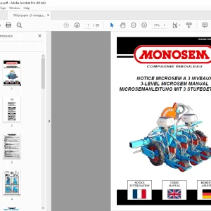 Monosem 3-LEVEL MICROSEM User Manual - PDF DOWNLOAD