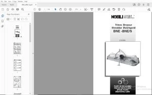 NOBILI BNE-BNE/S TRINCE PARTS MANUAL - PDF DOWNLOAD