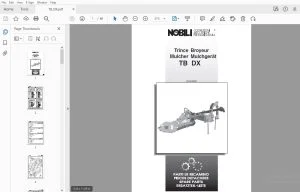 NOBILI TB DX TRINCE PARTS MANUAL - PDF DOWNLOAD