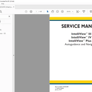New Holland IntelliView™ III IntelliView™ IV IntelliView™ Plus II Service Manual  - PDF