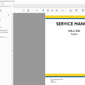 New Holland S4L2, S4L Engine SERVICE MANUAL - PDF DOWNLOAD