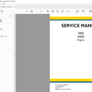 New Holland S4Q S4Q2 Engine SERVICE MANUAL - PDF DOWNLOAD